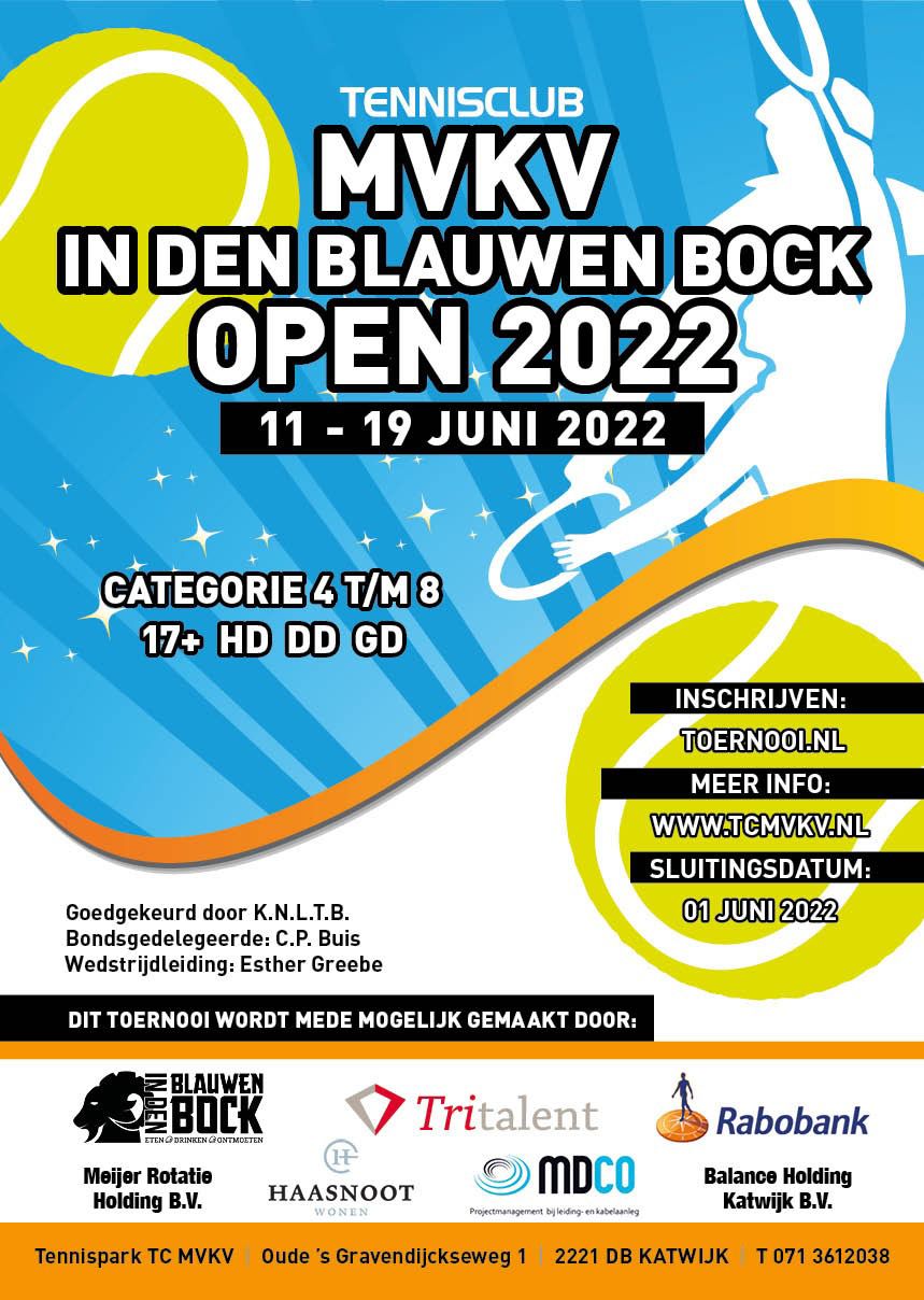 TC MVKV In den Blauwen Bock Open 2022